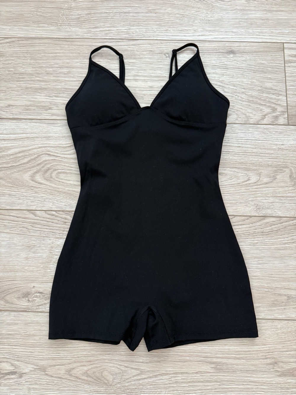 Garage Black Women's Shapewear Romper with Adjustable Straps